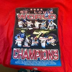 Saint Louis Cardinals 2006 World Series Champions Shirt; XL